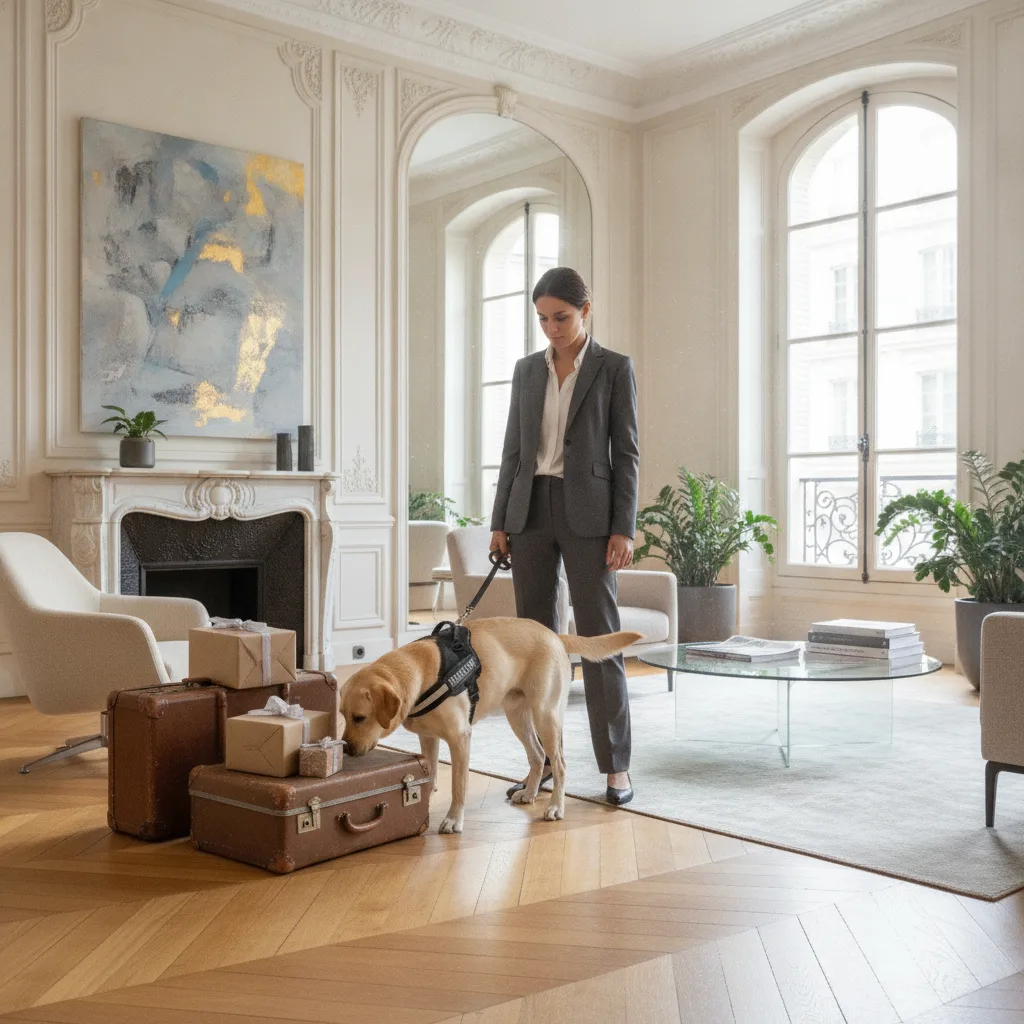 détection canine punaises de lit Paris
