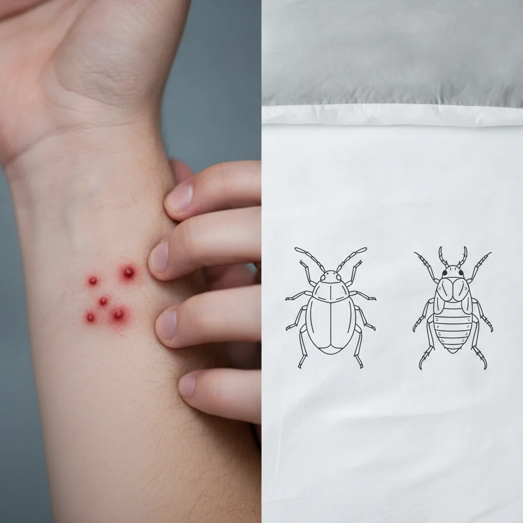 Piqûres punaises de lit vs puces | Comment les différencier - piqures punaises lit puces