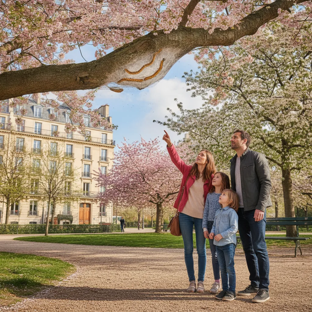 Chenilles processionnaires Paris Île-de-France | Risques - chenilles processionnaires paris ile de france