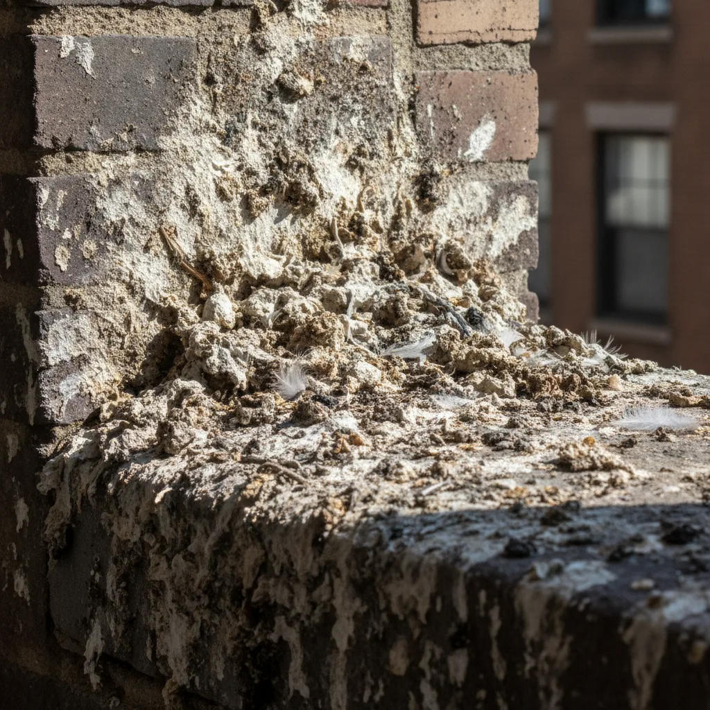 nettoyage fientes pigeons risques sanitaires