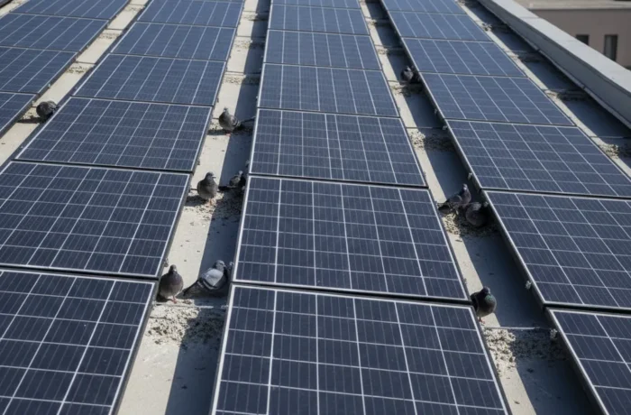 Pigeons panneaux solaires | protection et solutions - pigeons panneaux solaires protection