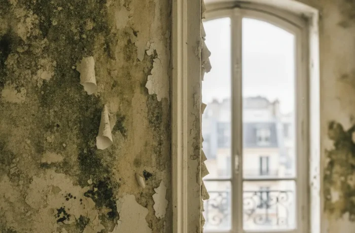 Moisissures sur les murs d'appartement Paris | Causes et traitement - traitement moisissures murs appartement paris